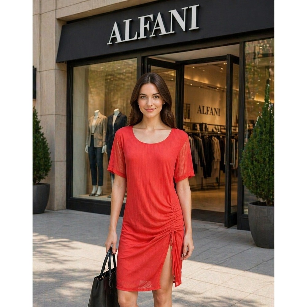 Tops Orange Women XXL  Alfani‎ Illusion Tunic